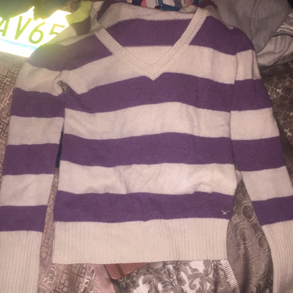 AEO striped sweater